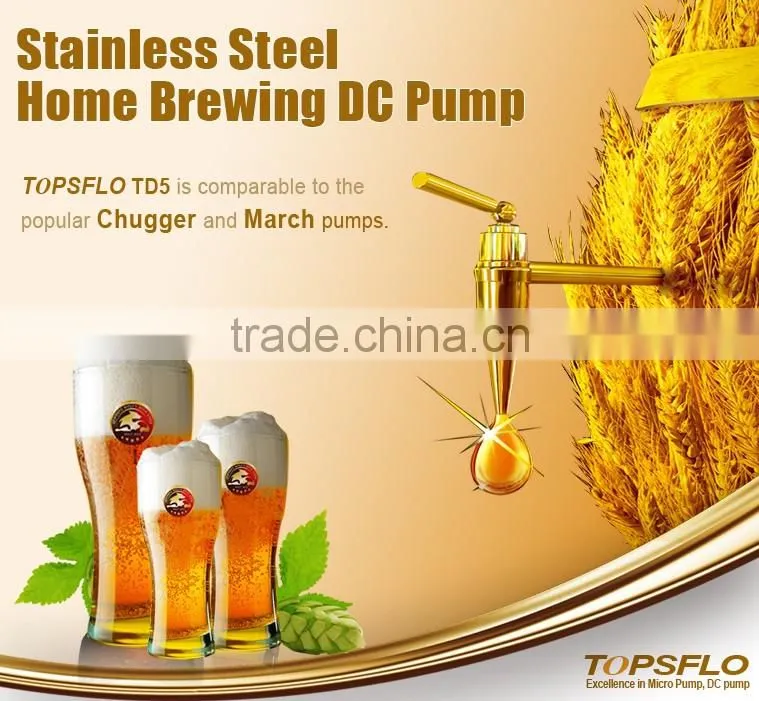 24v dc mini Beer brewing kettle manufacture pump