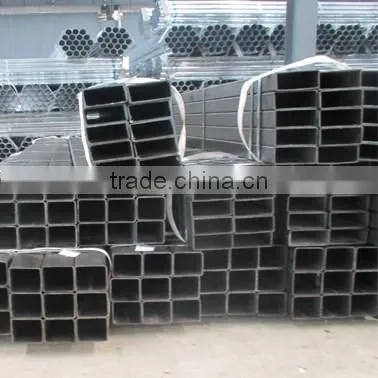 200*200*7.5mm black square steel pipe black square steel tube