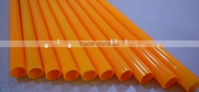 Freesky high quality transparent plastic tubes, milk white PC diffusion tubes, cheap solic acrylic tubes