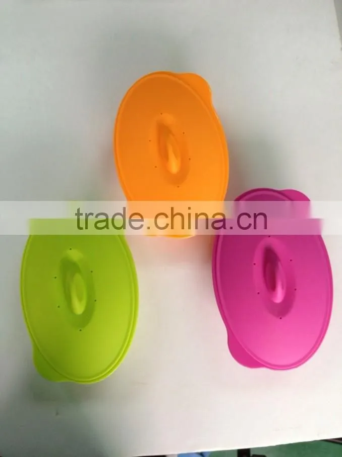 Personalized microwave Silicone steamed fish bowl Silicone steaming bowl