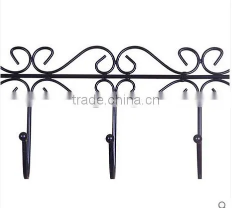 PN Decorative Over the Door 5 Hook Rack Organizer / Hanger Clothes at Office/Home Metal Hooks for Clothes Hanger