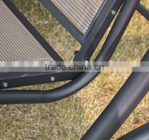 Outdoor Garden Yard 3 person Canopy Swing Hammock Chair