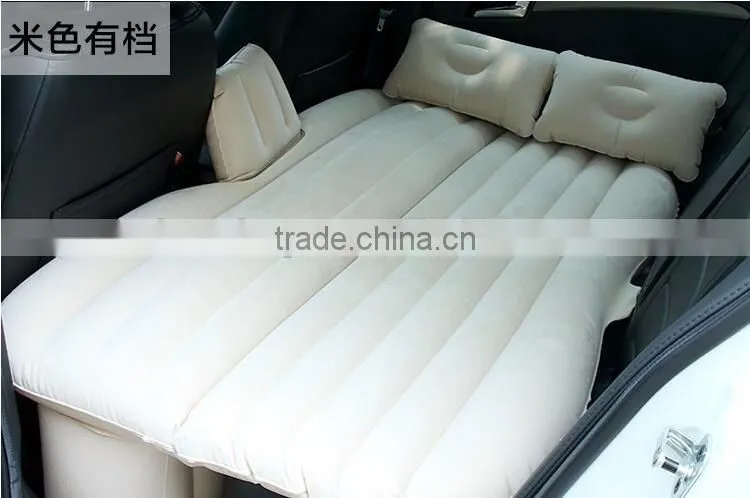 Factory Direct EN71 PVC High Quality Travel Car Bed, Inflatable Air Car Mattess, Portable Folding Car Inflatable Mattress