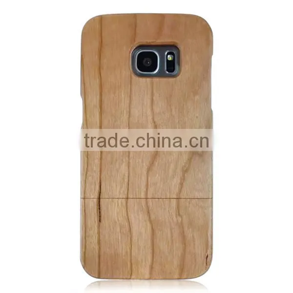 Wooden cell phone case,custom logo real wooden case for Samsung S7
