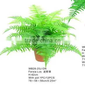 SJ3001021 Garlands decorative Fern artificial grass bush plastic