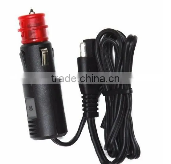 Euro big power car charger 12v to 24V 300W car charger for automobile and motorcycle with SAE connecter pig tails