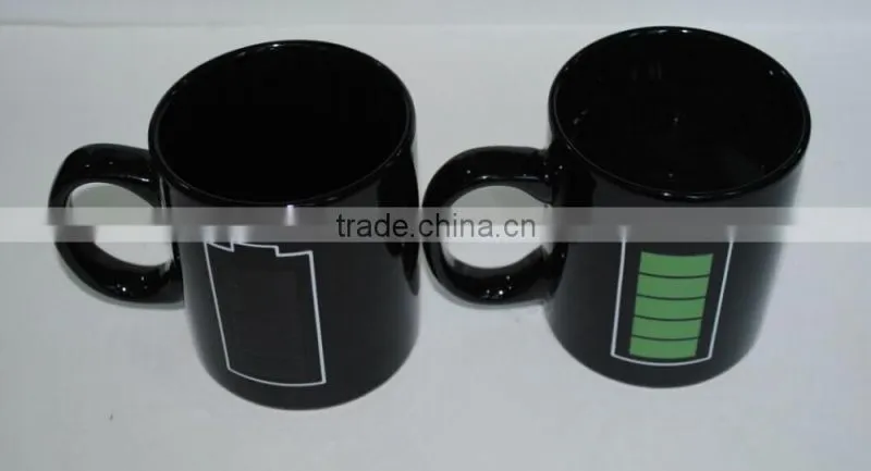 11oz/300ml Ceramic Color Changing Coffee Cup High quality Sublimation Mug