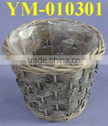 Birch Bark Planter