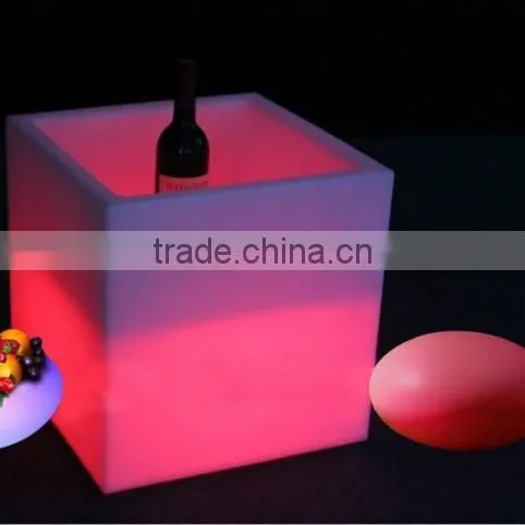 LED shenzhen night club ice bucket .plastic ice cream bucket.