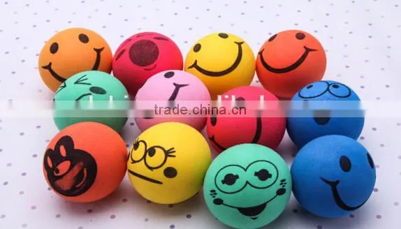 2015 new factory direct supply cute eva foam Marine expression ball