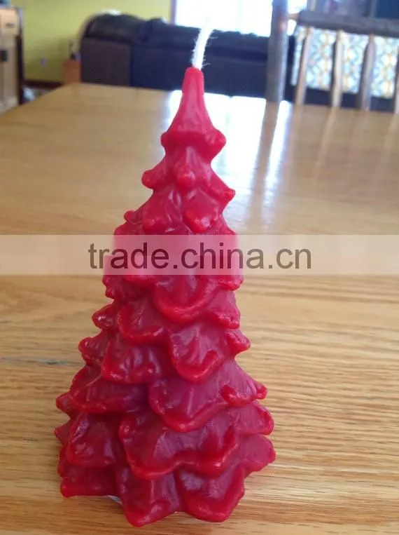Christmas tree candles 100% beeswax