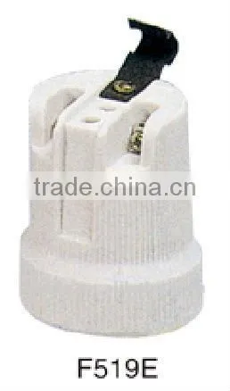 E27 porcelain/ceramic screw shell lampholder socket