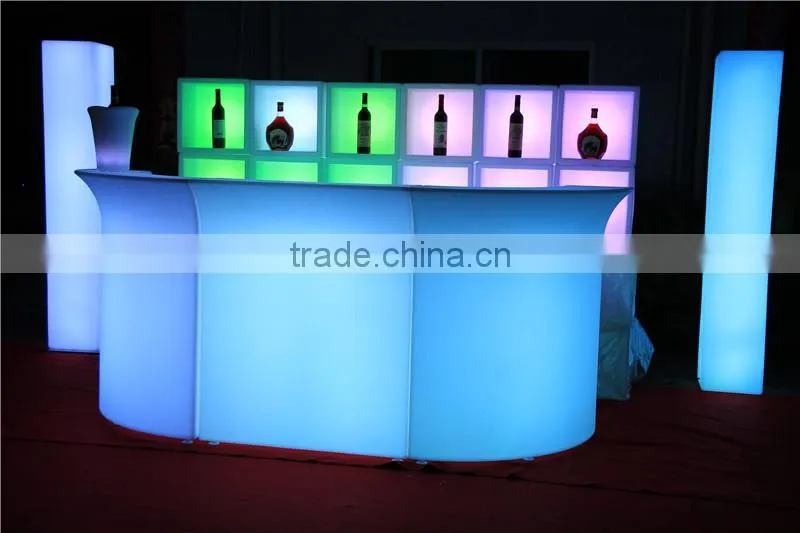 fashionable waterproof disco led ice bucket, led flower pot, led cubic tank