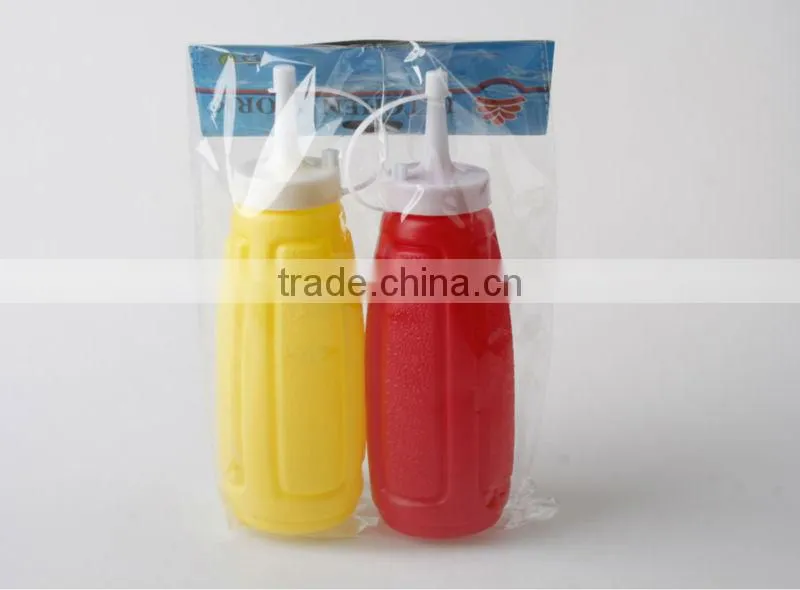 Different Size Lower Price Easy Open End Plastic Ketchup Bottle