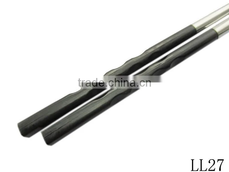 2016 new arrival colorful metal chopsticks with the plastic handle