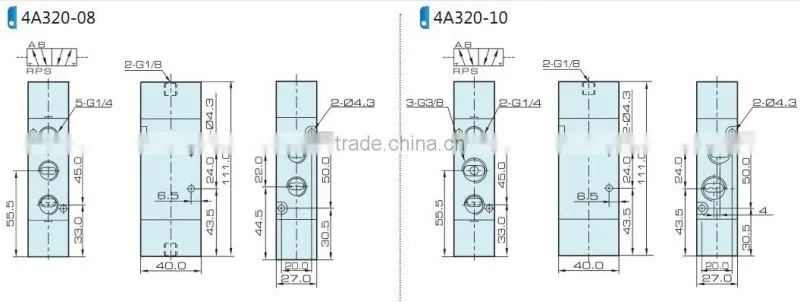4V300series Control Valves with high quality