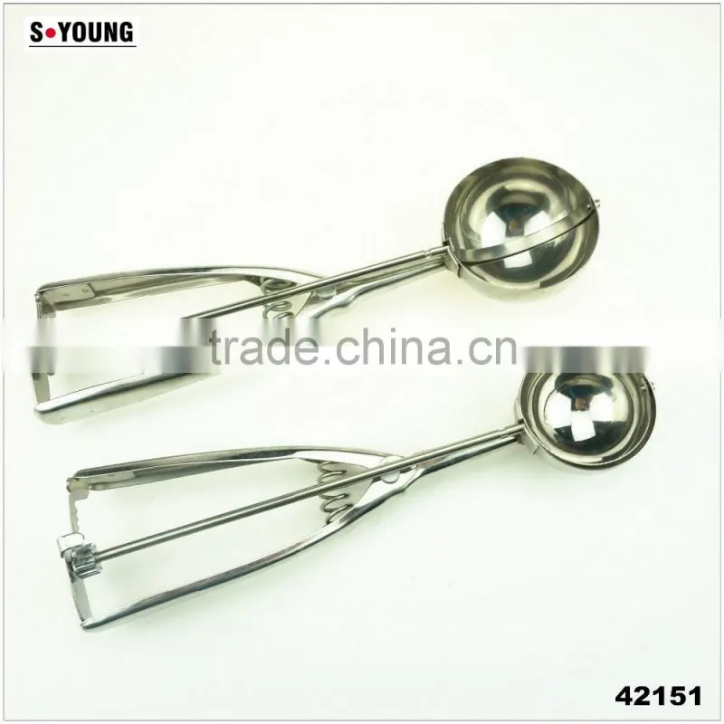 42151 kitchen utensil heated favor stainless steel ice cream spoon