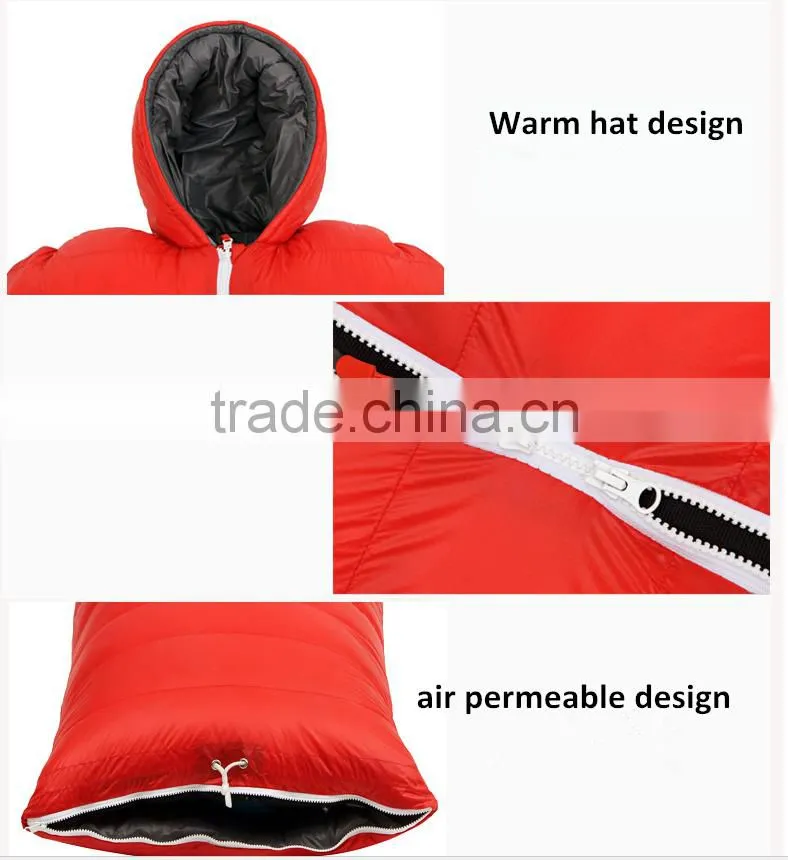 Wholesale Customized Duck Down Wearable Sleeping Bag