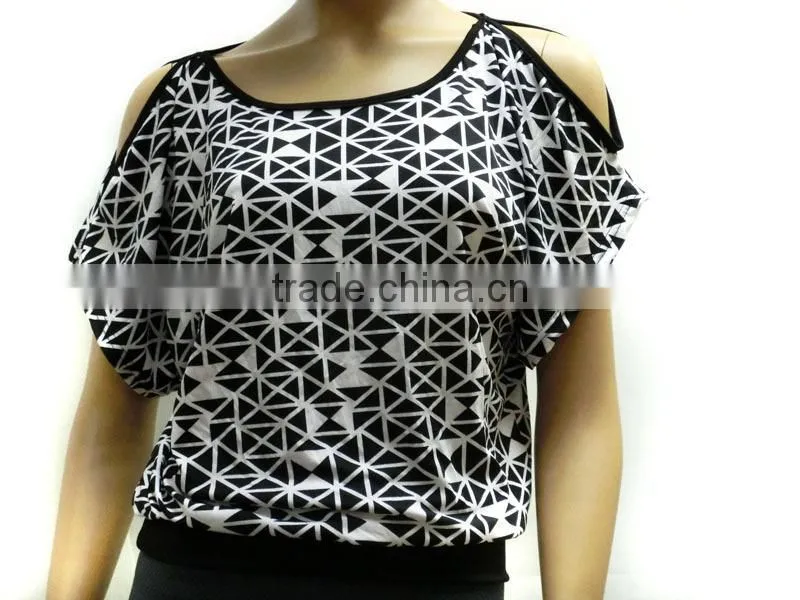 2015 NEW fashion Woman Blouse Short Sleeve O-Neck Loose Blouse Casual Top Shirt