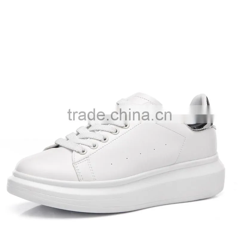 simple classics brand women leather casual shoes sneakers sample for female, adults casual leather shoes good quality from china