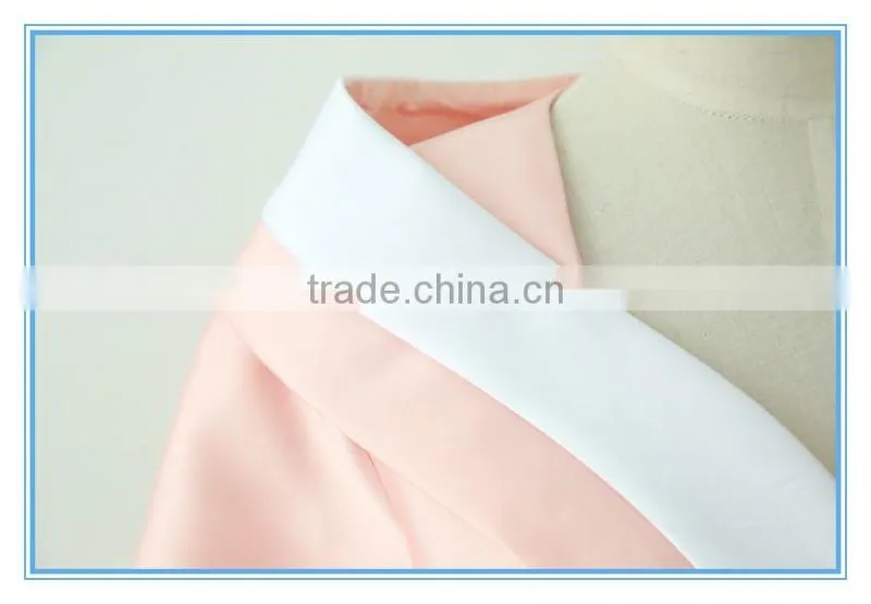 Elegant Skirt Sets Pink Color Combination Wholesale Church Suits For Ladies