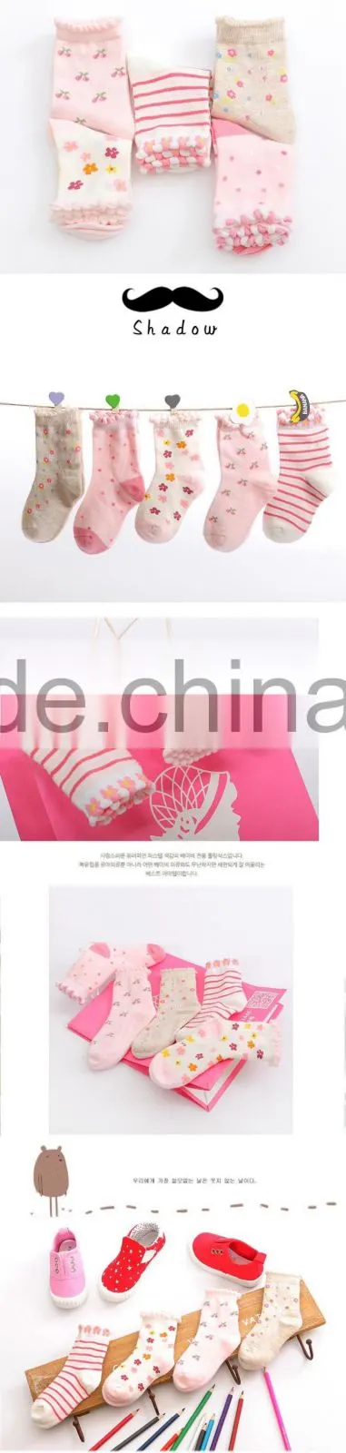 2016 kids girl princess relent beautiful cotton socks
