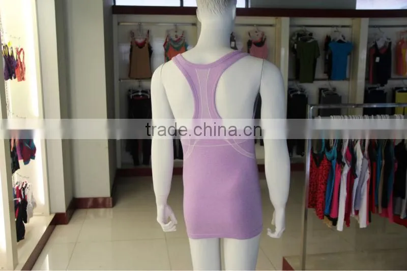 Zhejiang Wanyu Factory Provide Seamless Gym Tank Top