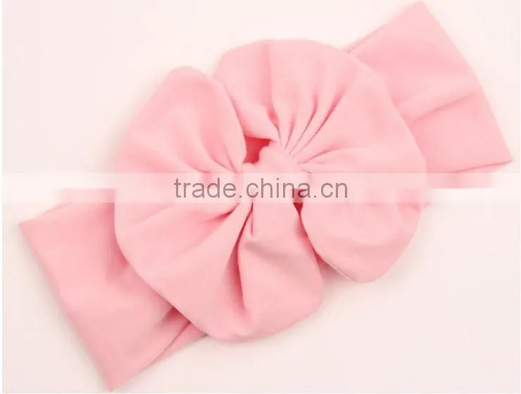 Dupioni Silk Baby Headband Kids Hair Accessories with Lace Rhinestone