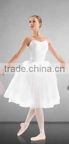 Unique wholesale leotard sexy white dance ballet dress