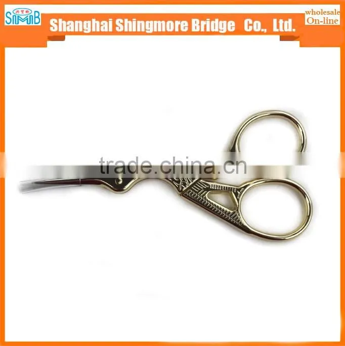 2017 alibaba china supplier hot sales good quality overgild crane scissors with cheap price