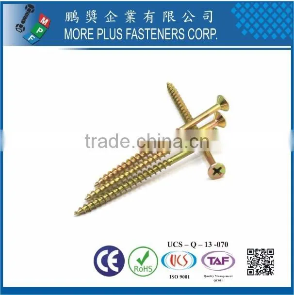 Made in Taiwan Special Custom Double Flat Head Torx Drive Type 17 Screw Chipboard Screw
