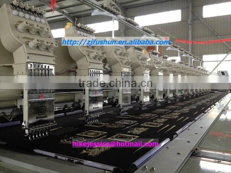 YY- 615 15heads 6colors flat computerized embroidery machine