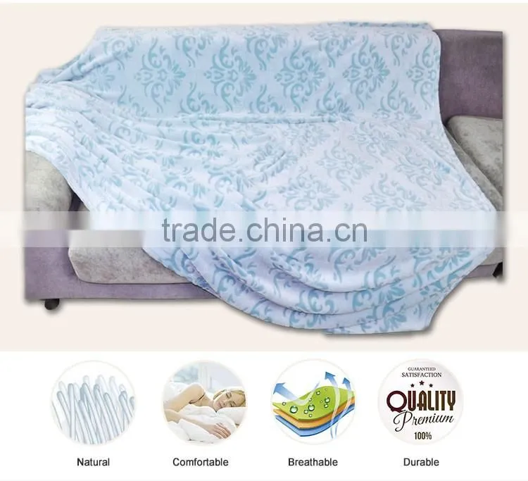 Promotion Gift Wholesale China Flannel Micro Fiber Blanket