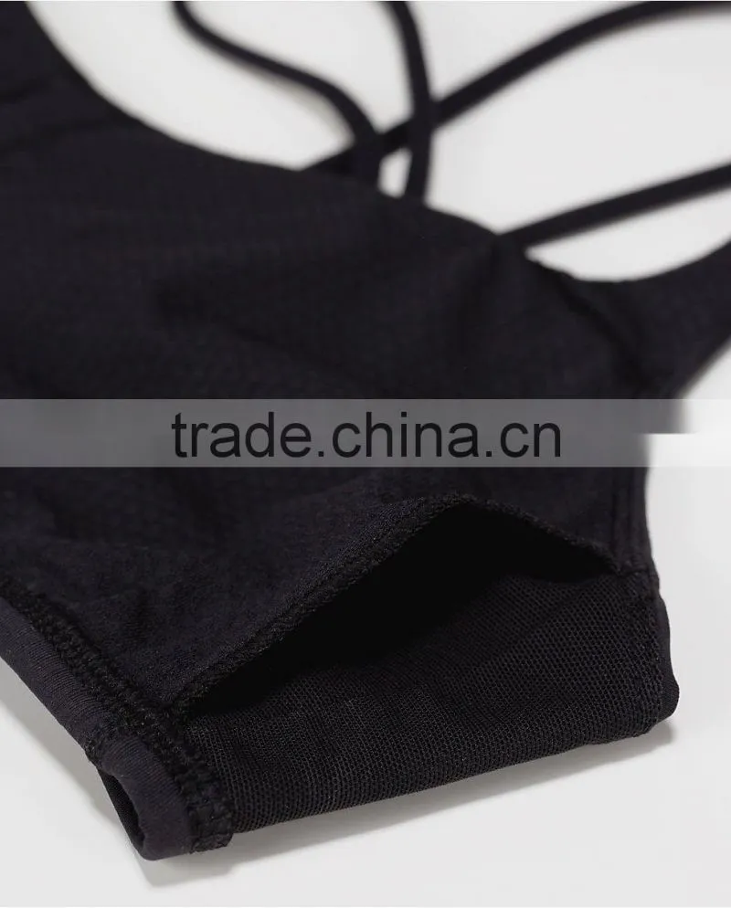 Open Back Lightweight Mesh Yoga Sports Bra