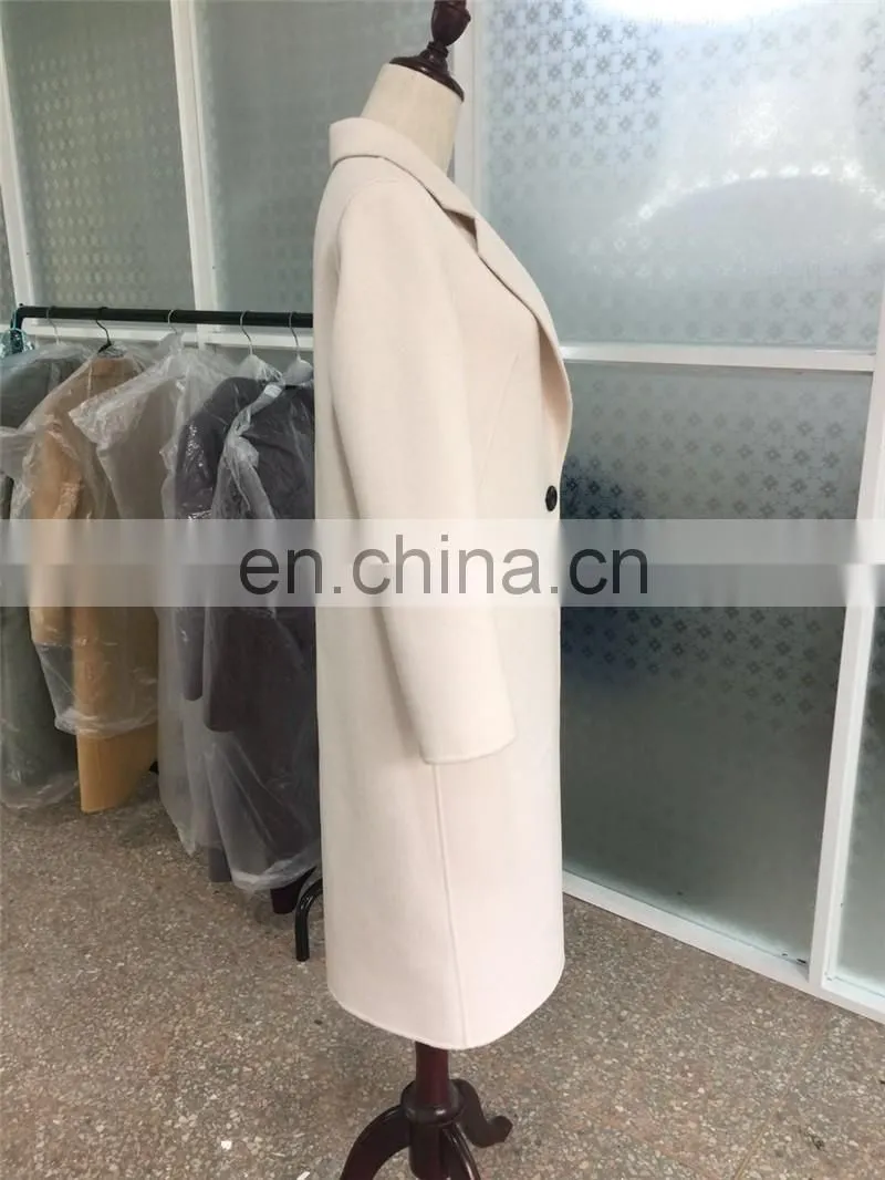 Fashion Design Ladies Slim Wool Long Coat Winter Women Coat Wool Coat