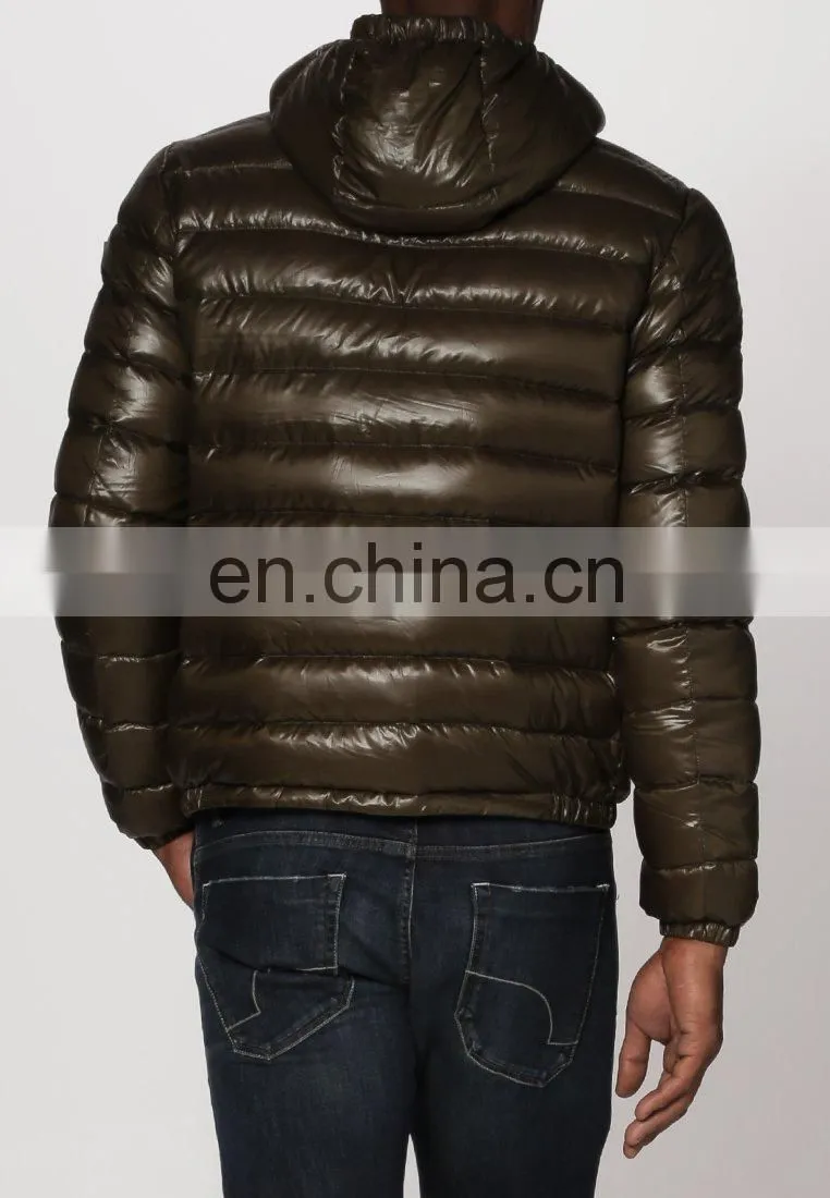 contemporary artificial padded jacket for man