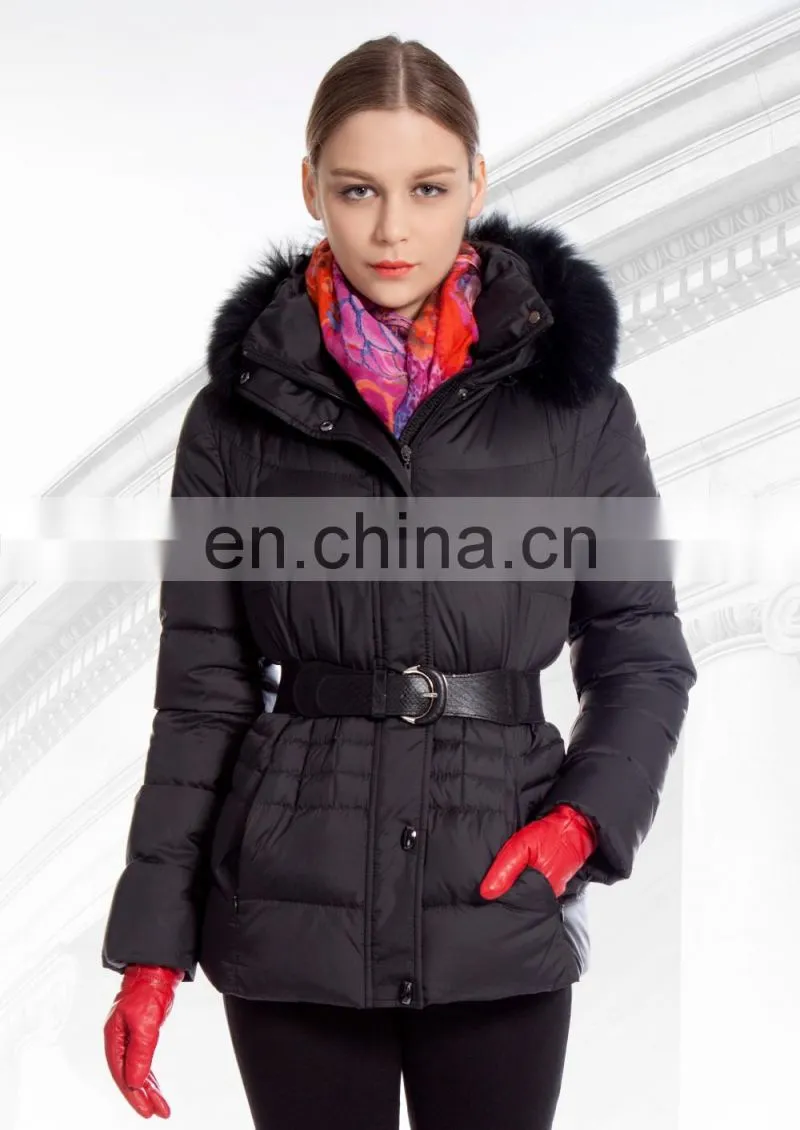 Quality-Assured New Fashion 100% Polyester Down Jacket Autumn Womens