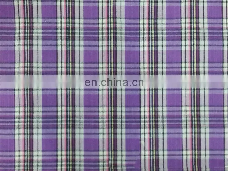 Oeko-tex Yarn-Dyed Plaids 100%Cotton Yarn Dyed Plaid Shirting Fabric