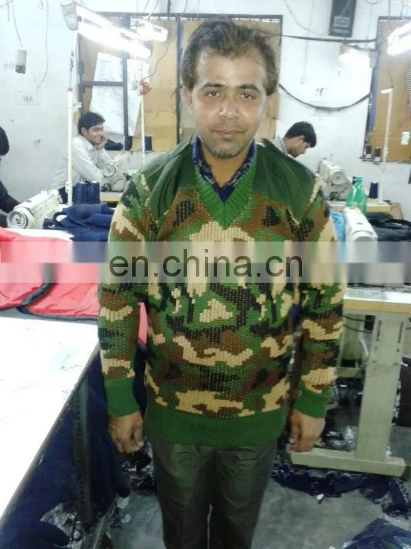 Digital Camouflage Sweater