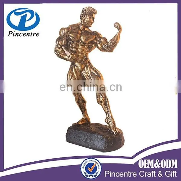 resin bodybuilding sculpture trophy