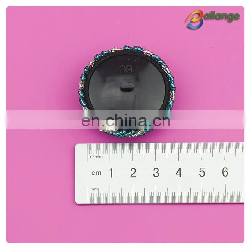 Wholesale fancy designer coat clothing buttons beaded buttons pin button for garment