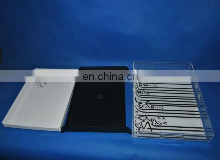 Cheap Customized new acrylic butler tray table serving tray