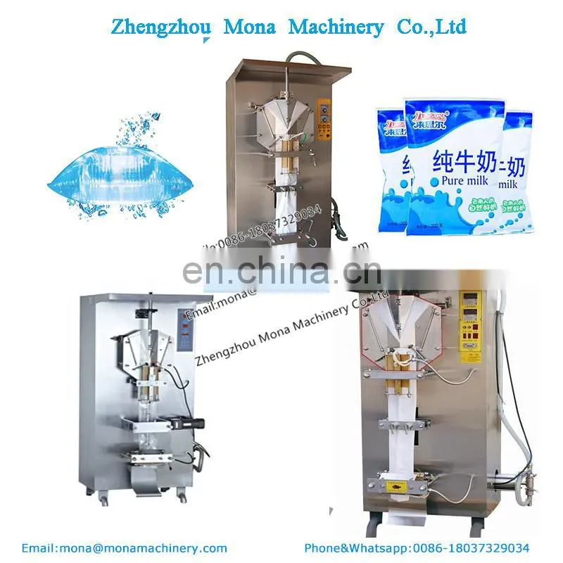 Automatic yogurt / milk / soy sauce packets packing machine weighing and sealing machine
