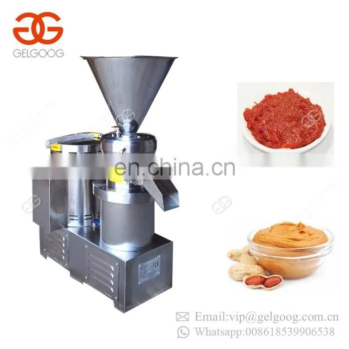Automatic Industrial Use Fruit Jam Colloid Mill Grinding Hot Pepper Tomato Butter Maker Machine Peanut Paste Grinder