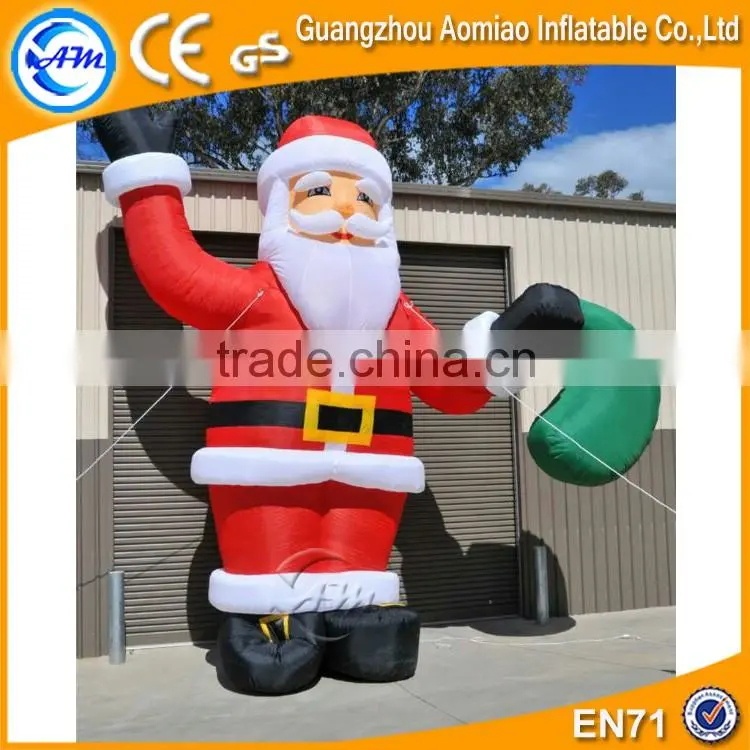 2016 Inflatable christmas decoration inflatable santa in chair