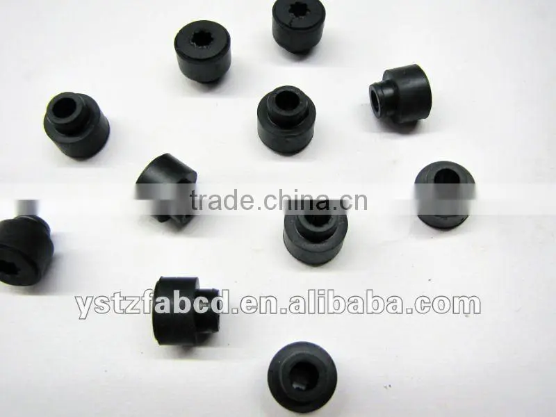 Silicone buttons for electronics items