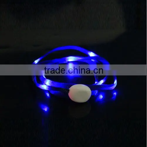 LED Flashing Lighting Light UP Glow in The Dark Skating Shoe Laces Shoelaces