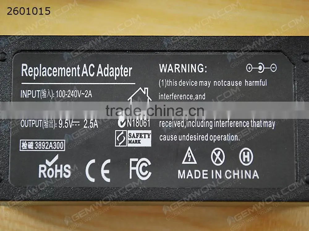 High Copy Laptop AC Power adapter for Asus 9.5V 2.5A 4.8*1.7mm 22W