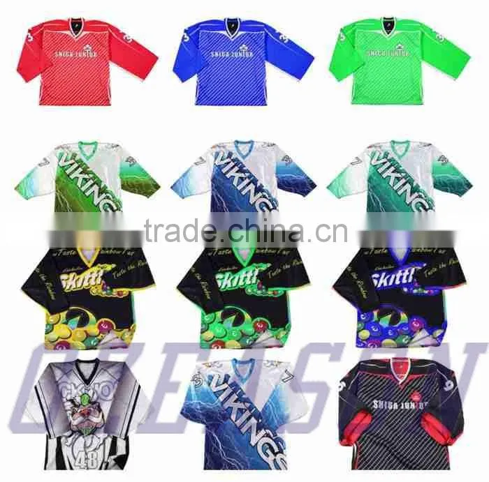 Custom Reversible Hockey Jerseys, Sublimated Camo Hockey Jersey