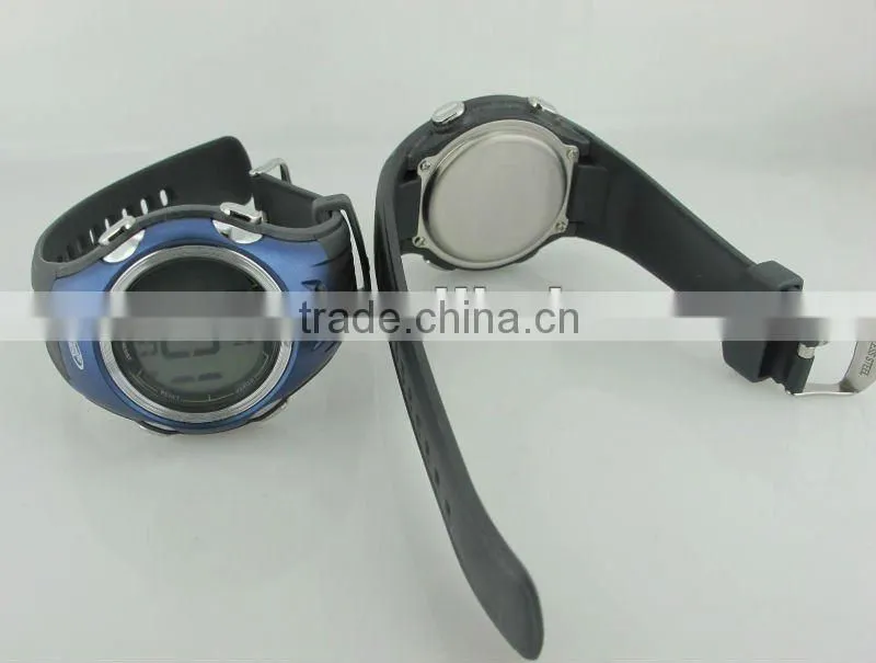 Red Heart Rate Monitor Watch